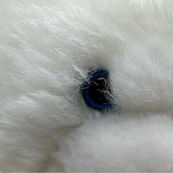 Vtg Rare 1992 Polar Puff 24k 6” White Cat With Blue Eyes Plush Stuffed Animal - Picture 3 of 10